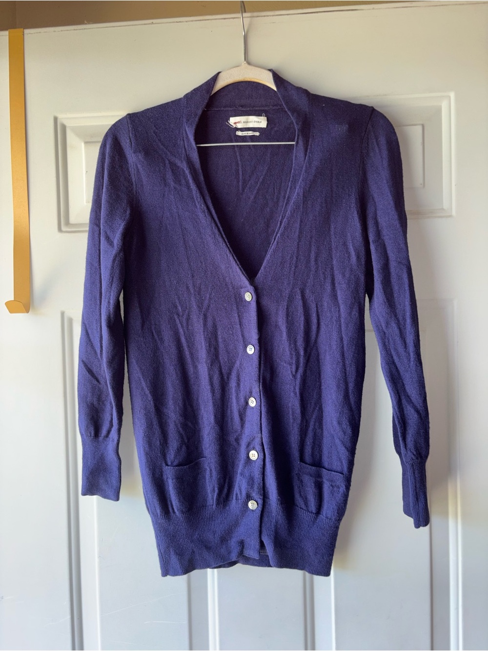 Isabel Marant blue button front cardigan size S